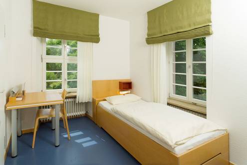 Ansicht vom Einzelzimmer im Bildungshaus Neckarelz