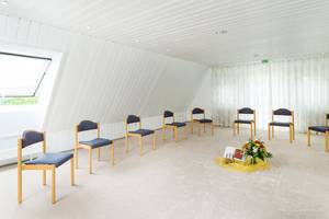 Quelle: Erzbischöfliches Seelsorgeamt Freiburg - Bildungshäuser und Familienferienstätten Ansicht vom Meditationsraum im Bildungshaus Neckarelz